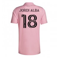 Camisa de Futebol Inter Miami Jordi Alba #18 Equipamento Principal 2023-24 Manga Curta